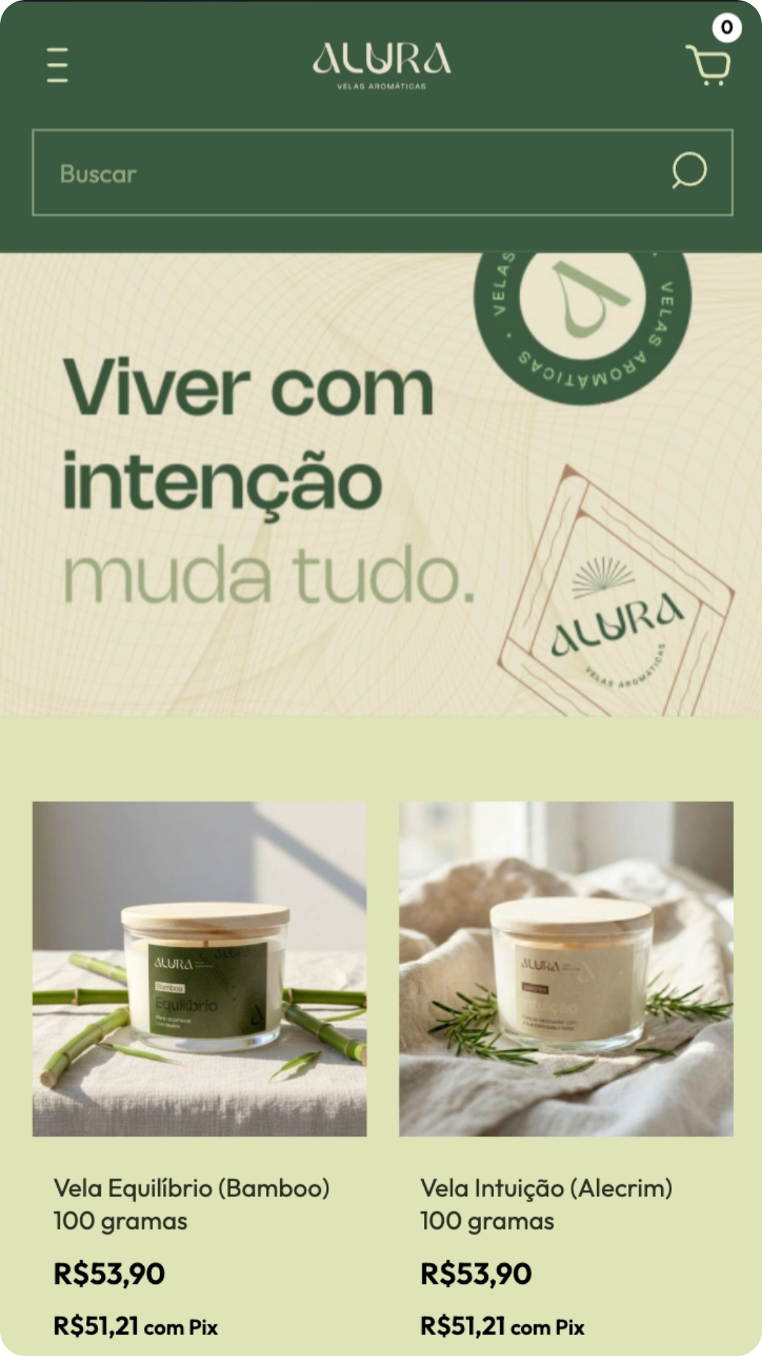 Loja Alura Velas